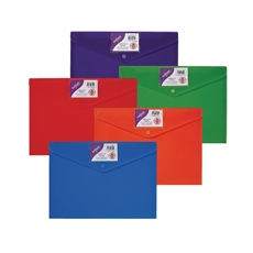 Snopake Polyfile ID Rainbow A4 Pk5