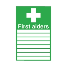 Signslab 300X200 First Aiders Pvc