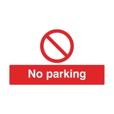 Signslab No Parking Pvc Ml01929R