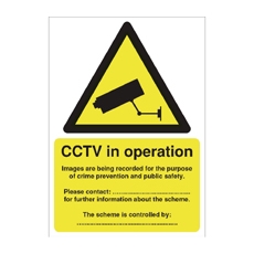 Signslab A5 Dpa Compliant CCTV S/A