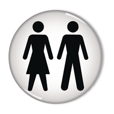 Signslab Women + Men Symbol 60mm