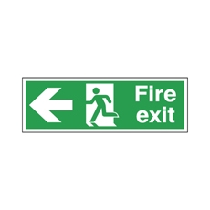 Fire Exit Left 150X450Mm S/A E97A/S