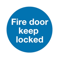 Fire Door K/Locked 100x100mm S/A