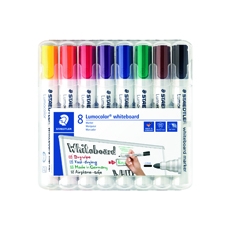 Staedtler Lumo 351 Drywipe Ast Pk8