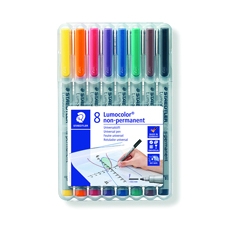 Staedtler Lumocolor Fine Asst Pk8