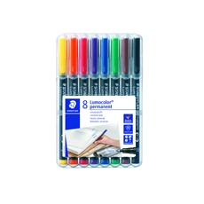 Lumocolour OHP Pen Perm 318 Ast Wlt8