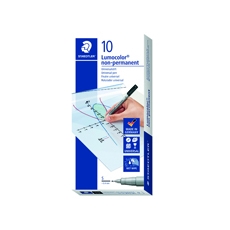 Staedtler Lumoclr Sf Wbase Blk Pk10