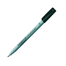 Staedtler Lumocolor F Wbase Blk Pk10