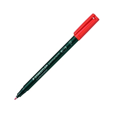 Staedtler Lumo Perm Fn Pens Red Pk10