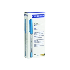 Staedtler 430 Medium Pen Blu Pk10