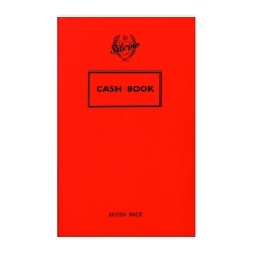 Silvine Cash Book 159x95mm Red Pk24