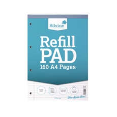 Silvine Narrow Rld Refill Pad A4 Pk6