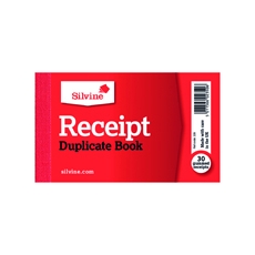 Silvine Dup Receipt Book 228 Pk36