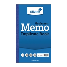 Silvine Dupl Memo Book 701-T Pk6