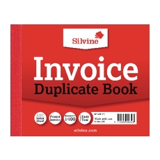 Silvine Dup Invoice Book 616 Pk12