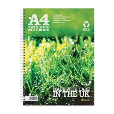 Silvine Prem Recycled Notebook A4 Pk5  R102