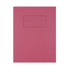 Silvine 9x7 Exer Books R/M Red Pk10