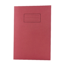 Silvine Red A4 Lined Ex Books Pk10