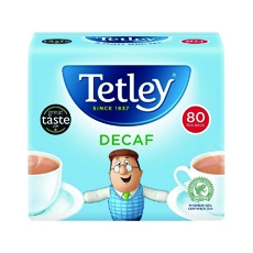 Tetley Decaffeinated Teabag Pk80