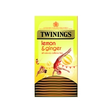 Twinings Lemon Ginger Infus Tea Pk20