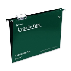 Rexel Crystalfile Susn File Grn Pk25