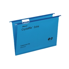 Rexel Crystalfile Susn File Blu Pk25