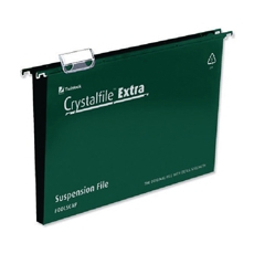 Rexel Crystalfile Susn File Grn Pk25