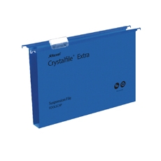 Rexel Crystalfile Susn File Blu Pk25