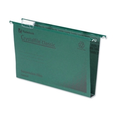 Rexel Crystalfile Susn File Grn Pk50