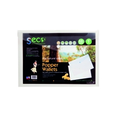 SS Eco Popper Wallet Pk 5 Clear