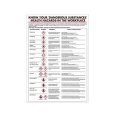 Poster Health Hazards In Workplace