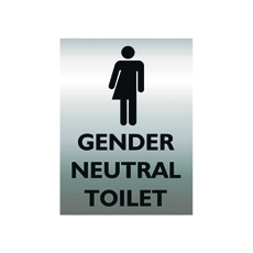 Stewart Superior Gender Neut WC Sign