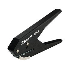 Rexel S120 Single Plier Punch Blk