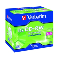 Verbatim 80Min/700Mb CD-Rw 10x-12x