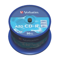 Verbatim CD-R 80M/700Mb Crysl Spnd50