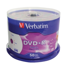 Verbatim DVD+R 16x 4.7Gb Spindle 50