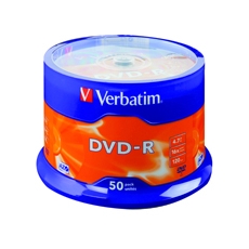 Verbatim DVD-R 16x Pk50 43548