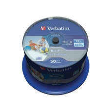 Verbatim Bluray 256GB 6x Spindle 50