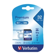 Verbatim SDHC Mem Card Class 10 32Gb