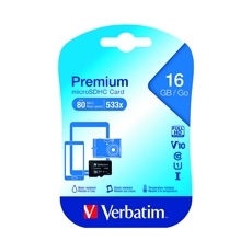 Verbatim MicroSDHC 16Gb Memory Card