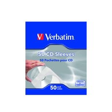 Verbatim CD/DVD Paper Sleeves Pk50