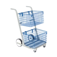 GoSecure Major Mail Trolley Silver