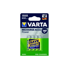 Varta Nimh AAA Batteries Pk4