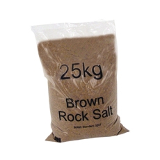 Dry Brown Rock Salt 25kg Bag Pk20