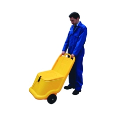 Mobile Salt and Grit Bin 75L Yellow