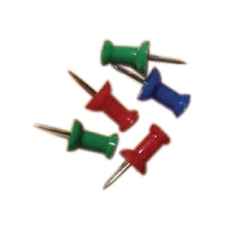 Ob Push Pins Assorted Colours