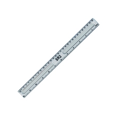 Clear Ruler 30cm Pk20