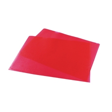 Red Cut Flush Folders Pk100