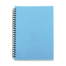 A5 Spiral Pad 80 Leaf Blue Pk12