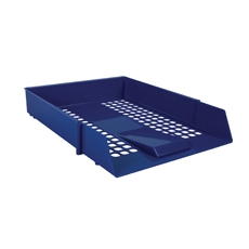 Blue Plastic Letter Tray Pk12